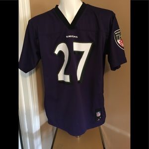 NFL Ravens Ray Rice #27 Youth Large Jersey-used